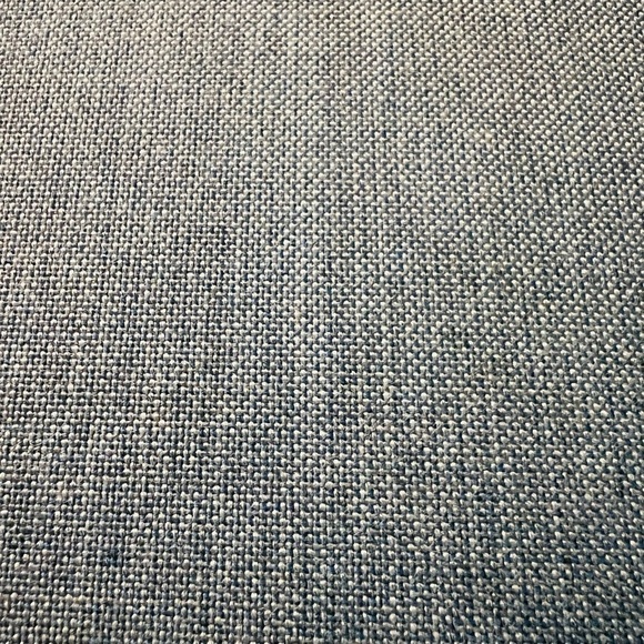 SET OF 2 POTTERY BARN PIPED CHAMBRAY SUNBRELLA DINING CHAIR CUSHIONS NWT - Picture 7 of 8